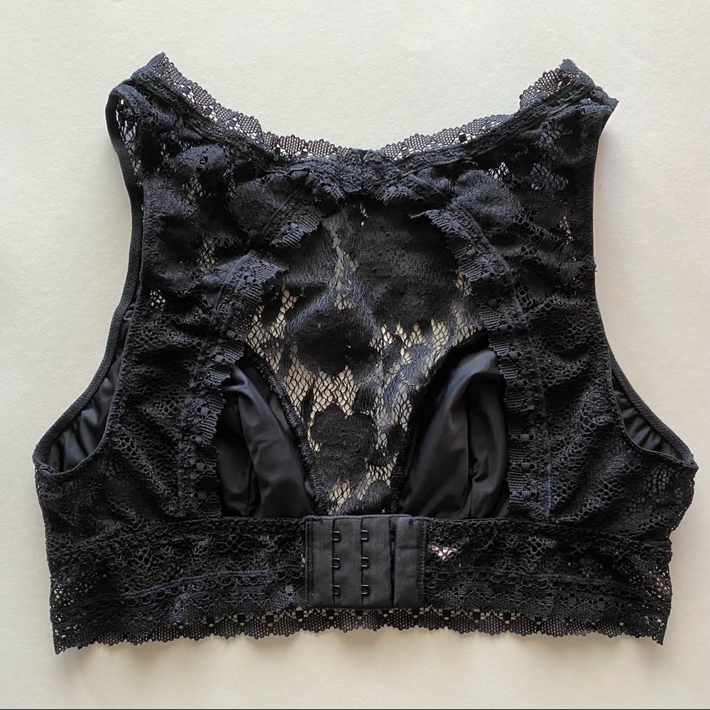 Victoria’s Secret- High Neck Bralette, Black, M